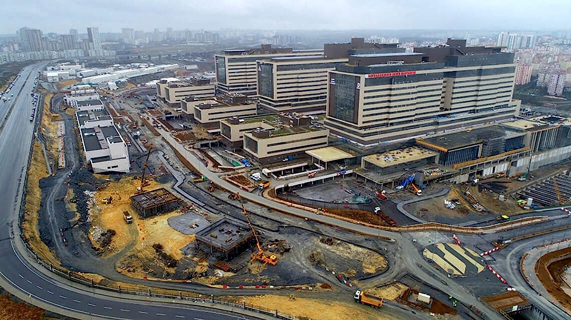 ikitelli şehir hastanesi dış cephe kaplama